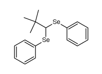 1,1-bis(phenylseleno)-2,2-dimethyl-propane Structure
