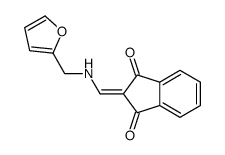 2-[(furan-2-ylmethylamino)methylidene]indene-1,3-dione结构式