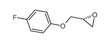 (r)-2-((4-fluorophenoxy)methyl)oxirane structure