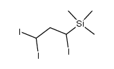 1,1,3-triiodo-3-trimethylsilylpropane Structure