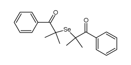 bis-2-benzoyl-2-propyl selenide Structure