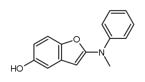 2-(N-methylanilino)benzofuran-5-ol Structure