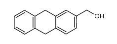 9,10-dihydro-2-(hydroxymethyl)anthracene Structure