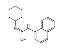 N-cyclohexyl-N'-(1-naphthyl)urea结构式