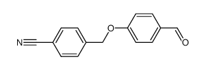 4-((4-formylphenoxy)methyl)benzonitrile结构式