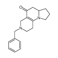 1,2,3,3a,4,5,6,7,8,9-decahydro-7-benzylpyrrolo<1,2-a><1,6>naphthyridin-5-one Structure