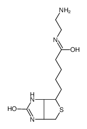 1H-Thieno[3,4-d]imidazole-4-pentanamide, N-(2-aminoethyl)hexahydro-2-oxo-, Monohydrochloride, (3aS,4S,6aR)- structure