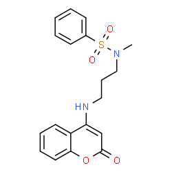 N-Methyl-N-{3-[(2-oxo-2H-chromen-4-yl)amino]propyl}benzenesulfonamide picture