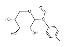N-Nitroso-N-p-tolyl-D-xylosylamin Structure
