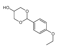 2-(4-ethoxyphenyl)-1,3-dioxan-5-ol结构式