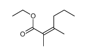 ethyl 2,3-dimethylhex-2-enoate Structure