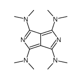 1,3,4,6-Tetrakis(dimethylamino)-2,5-diazapentalen结构式