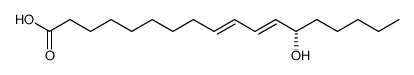 (9E,11E)-(S)-13-Hydroxy-octadeca-9,11-dienoic acid结构式