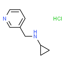 N-(pyridin-3-ylmethyl)cyclopropanamine hydrochloride Structure