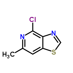 4-Chloro-6-methyl[1,3]thiazolo[4,5-c]pyridine结构式