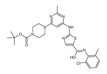 N-Boc-N-deshydroxyethyl Dasatinib结构式