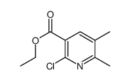 Ethyl 2-Chloro-5,6-dimethylnicotinate Structure