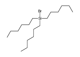 bromo(trihexyl)silane Structure