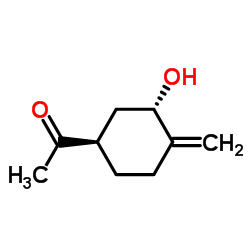Ethanone, 1-(3-hydroxy-4-methylenecyclohexyl)-, trans- (9CI) picture
