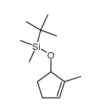[(2-methyl-2-cyclopenten-1-yl)oxy]dimethyl(1,1-dimethylethyl)silane Structure