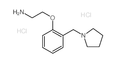 {2-[2-(Pyrrolidin-1-ylmethyl)phenoxy]ethyl}amine dihydrochloride结构式