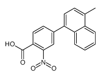 4-(4-methylnaphthalen-1-yl)-2-nitrobenzoic acid结构式