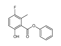 phenyl 3-fluoro-6-hydroxy-2-methylbenzoate Structure