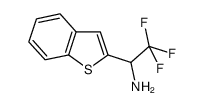 1-Benzo[b]thiophen-2-yl-2,2,2-trifluoro-ethylamine Structure