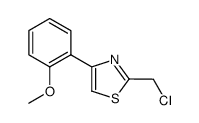 2-Chloromethyl-4-(2-methoxy-phenyl)-thiazole结构式