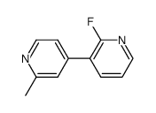 2-fluoro-3-(2-methylpyridin-4-yl)pyridine结构式