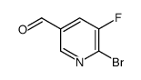 6-Bromo-5-fluoronicotinaldehyde structure