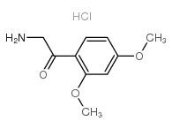 2-(2,4-DIMETHOXYPHENYL)-2-OXOETHANAMINIUM CHLORIDE structure