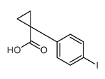 1-(4-iodophenyl)cyclopropane-1-carboxylic acid Structure
