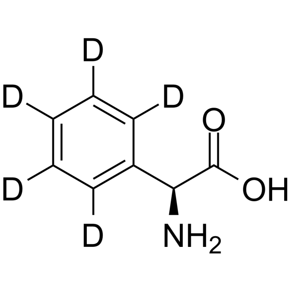 L-α-Phenyl-glycine-d5 Structure