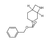 3,8-Diaza-bicyclo[4.2.0]octane-3-carboxylicacidbenzylester Structure