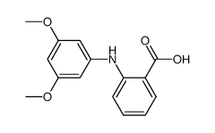 N-(3,5-bis-(methoxy)phenyl)anthranilic acid结构式