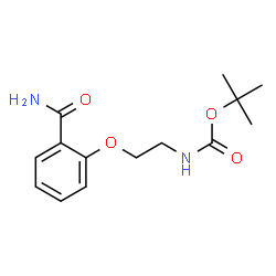 2-[2-(BOC-AMINO)ETHOXY]BENZAMIDE structure