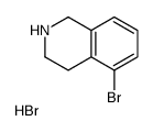 5-Bromo-1,2,3,4-tetrahydroisoquinoline hydrobromide (1:1) Structure
