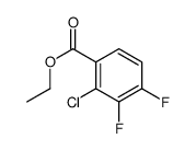 ethyl 2-chloro-3,4-difluorobenzoate结构式