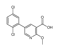 5-(2,5-dichlorophenyl)-2-methoxypyridine-3-carboxylic acid Structure