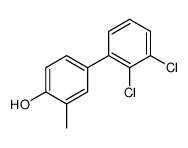 4-(2,3-dichlorophenyl)-2-methylphenol结构式
