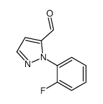 1-(2-FLUOROPHENYL)-1H-PYRAZOLE-5-CARBALDEHYDE Structure
