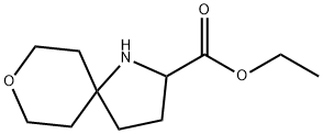 8-氧杂-1-氮杂螺[4.5]癸烷-2-羧酸乙酯结构式