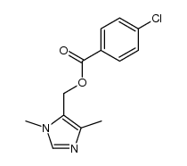 (1,4-dimethyl-1H-imidazol-5-yl)methyl 4-chlorobenzoate Structure