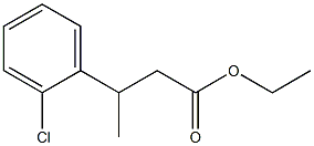 (S)-3-(2-氯苯基)丁酸乙酯结构式
