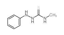 1-anilino-3-methyl-thiourea结构式