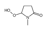 2-Pyrrolidinone,5-hydroperoxy-1-methyl-(9CI) structure