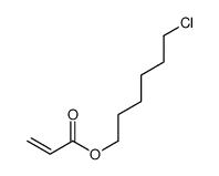 6-chlorohexyl prop-2-enoate结构式