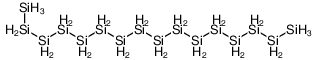disilanyl(disilanylsilylsilylsilylsilylsilylsilylsilylsilylsilylsilylsilyl)silane Structure