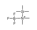 N,N,1,1,1-pentamethyl-N-(trifluoro-l4-boranyl)silanaminium Structure